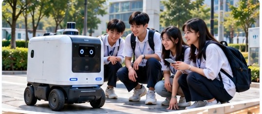 Smart Retail Robots & Future Technology educational experience for students